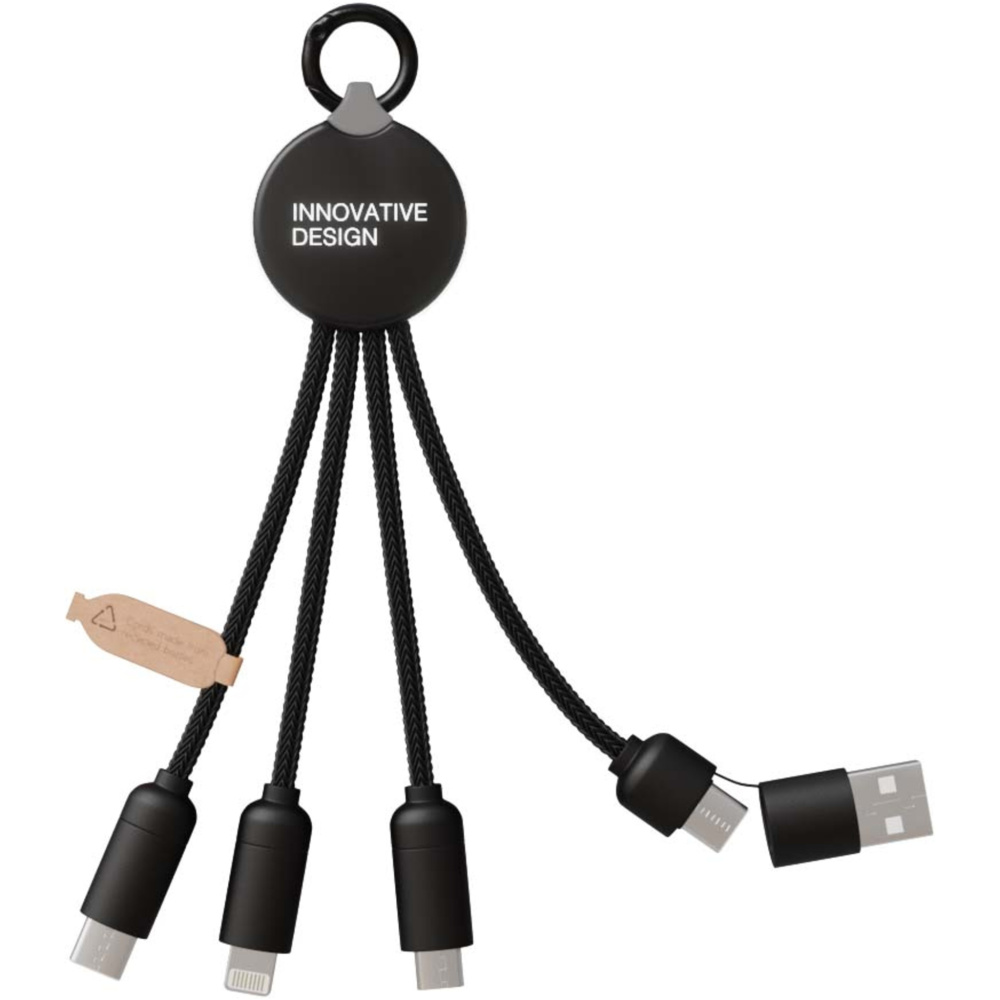 Logotrade promotional item image of: SCX.design C14 15W 5-in-1 charging cable
