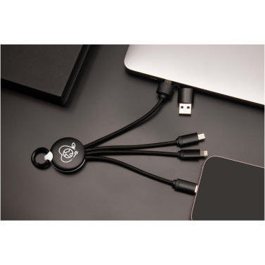 Logo trade promotional gifts image of: SCX.design C14 15W 5-in-1 charging cable