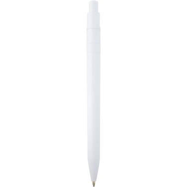 Logo trade promotional merchandise image of: Unica recycled plastic ballpoint pen (blue ink)