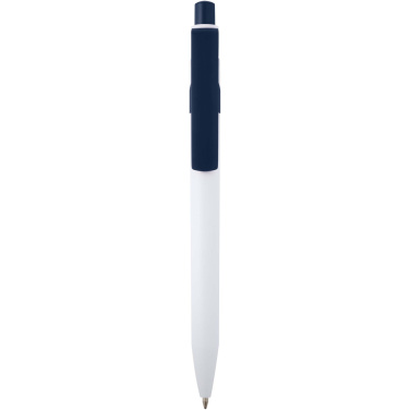 Logo trade advertising products image of: Unica recycled plastic ballpoint pen (blue ink)