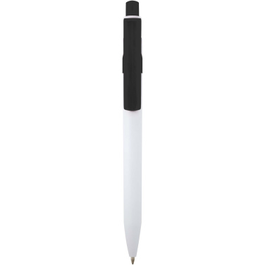Logotrade business gift image of: Unica recycled plastic ballpoint pen (blue ink)