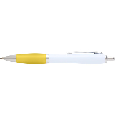 Logo trade promotional merchandise image of: Nash recycled plastic ballpoint pen (blue ink)