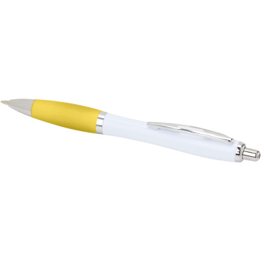 Logo trade corporate gift photo of: Nash recycled plastic ballpoint pen (blue ink)