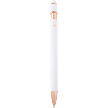 Logotrade advertising product image of: Nanna ballpoint pen with rose gold finish (blue ink)