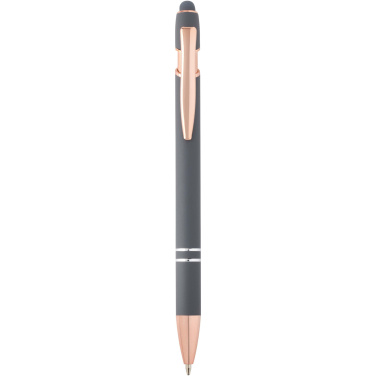 Logo trade advertising product photo of: Nanna ballpoint pen with rose gold finish (blue ink)