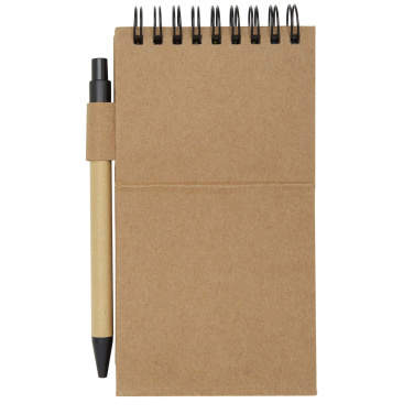 Logo trade promotional product photo of: Flipper sticky notepad with ballpoint pen (black ink)