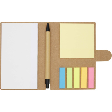 Logotrade advertising product picture of: Swift sticky notes booklet with ballpoint pen (black ink)