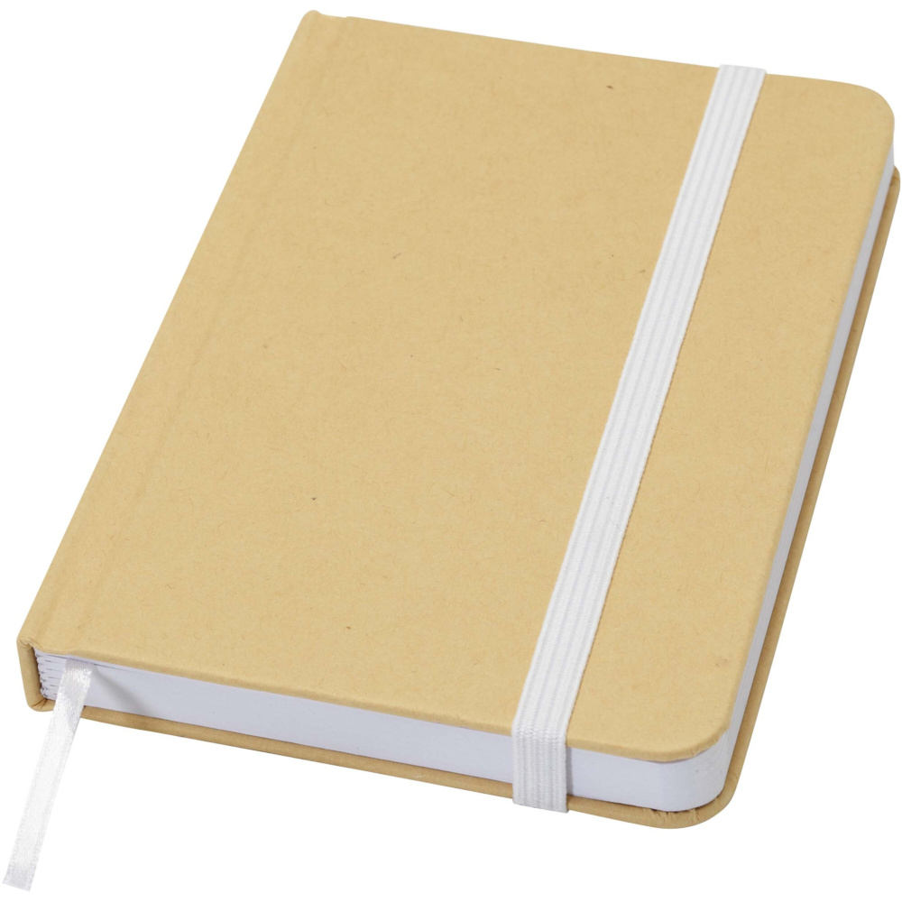 Logotrade promotional giveaway picture of: Reed A6 recycled hard cover notebook with plain pages