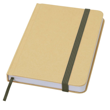 Logotrade promotional giveaway picture of: Reed A6 recycled hard cover notebook with plain pages