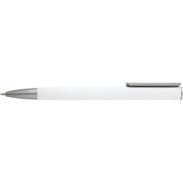Logo trade advertising products picture of: Ziguur recycled aluminium ballpoint pen (black ink)