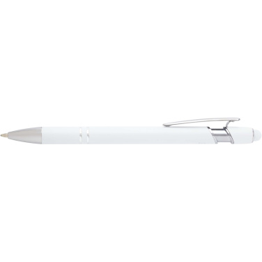 Logotrade promotional item picture of: Kish ballpoint pen with silver finish (black ink)