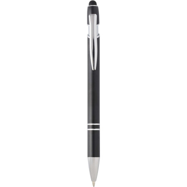 Logotrade business gift image of: Kish ballpoint pen with silver finish (black ink)