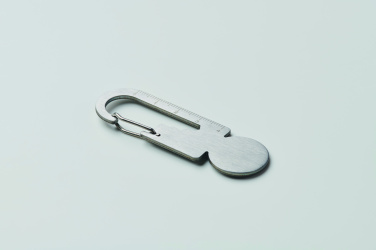 Logo trade advertising products picture of: Multifunctional key ring token