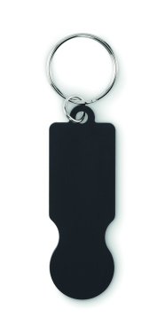 Logotrade advertising product picture of: Key ring with trolley token