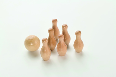Logotrade promotional gifts photo of: Mini pine wood bowling set