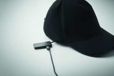 Logo trade promotional gift photo of: 5 panel LED cotton cap 220gr/m²