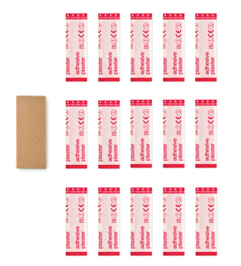 Logo trade promotional items image of: 15 pieces adhesive plasters