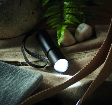 Logo trade business gift photo of: Aluminium rechargeable torch