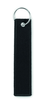 Logo trade corporate gifts image of: Remove before flight key ring