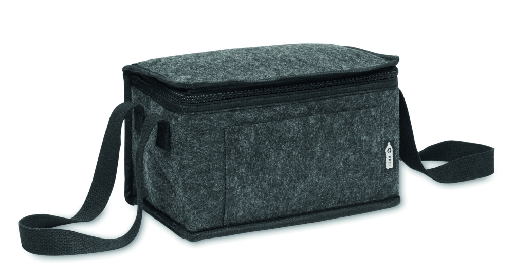 Logo trade promotional merchandise photo of: RPET felt cooler bag
