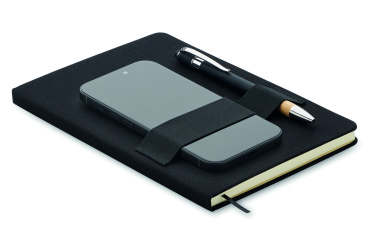Logotrade promotional giveaways photo of: A5 RPET notebook with pen