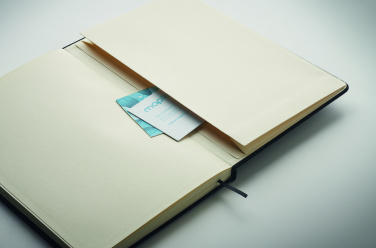 Logo trade corporate gift photo of: A5 RPET notebook with pen