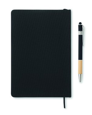 Logotrade promotional products photo of: A5 RPET notebook with pen