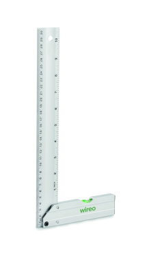 Logo trade promotional products image of: Aluminium level ruler 30 cm