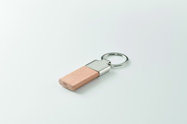 Logotrade promotional items photo of: Key ring with rubber wood