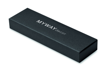 Logo trade advertising product photo of: Recycled aluminium pen set