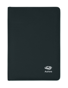 Logotrade promotional product picture of: A5 portfolio 300D RPET