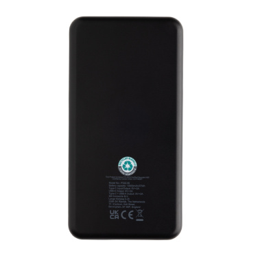 Logo trade promotional items image of: Boostcore RCS recycled plastic powerbank 10.000mAh USB C