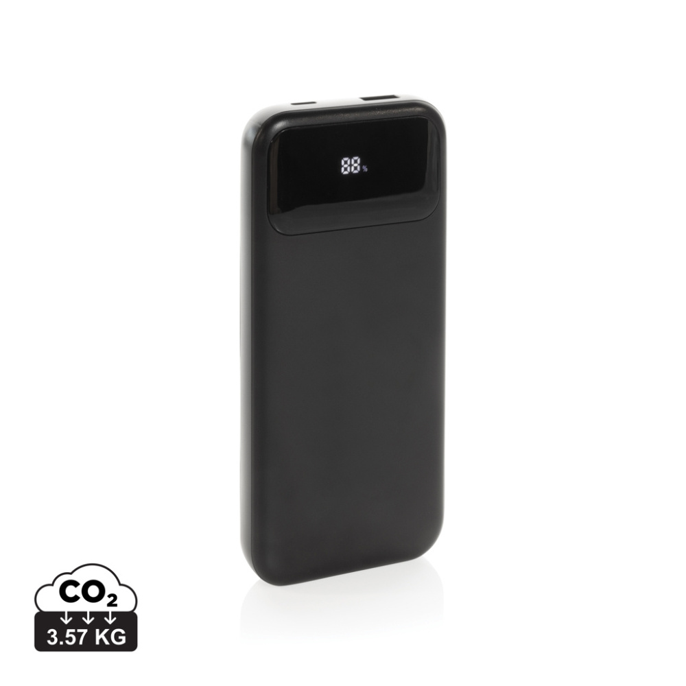 Logotrade promotional giveaway picture of: Turbopack RCS rplastic powerbank 10.000 integrated cables