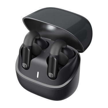 Logo trade promotional gifts image of: Urban Vitamin Long Beach ENC rplastic wireless earbuds