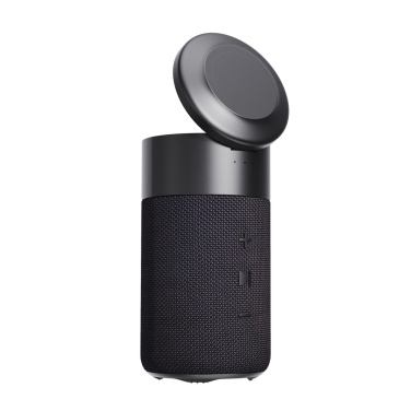 Logo trade corporate gifts image of: Urban Vitamin Anaheim RCS recycled 10W speaker 15W charger