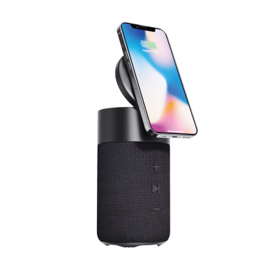 Logo trade corporate gifts picture of: Urban Vitamin Anaheim RCS recycled 10W speaker 15W charger