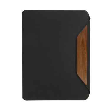 Logotrade advertising products photo of: Teri AWARE™ RPET and walnut A4 portfolio