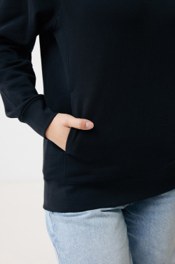 Logo trade promotional items image of: Iqoniq Yengo recycled cotton hoodie with sidepockets