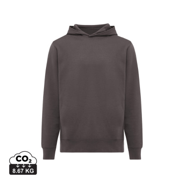 Logo trade promotional merchandise image of: Iqoniq Yengo recycled cotton hoodie with sidepockets