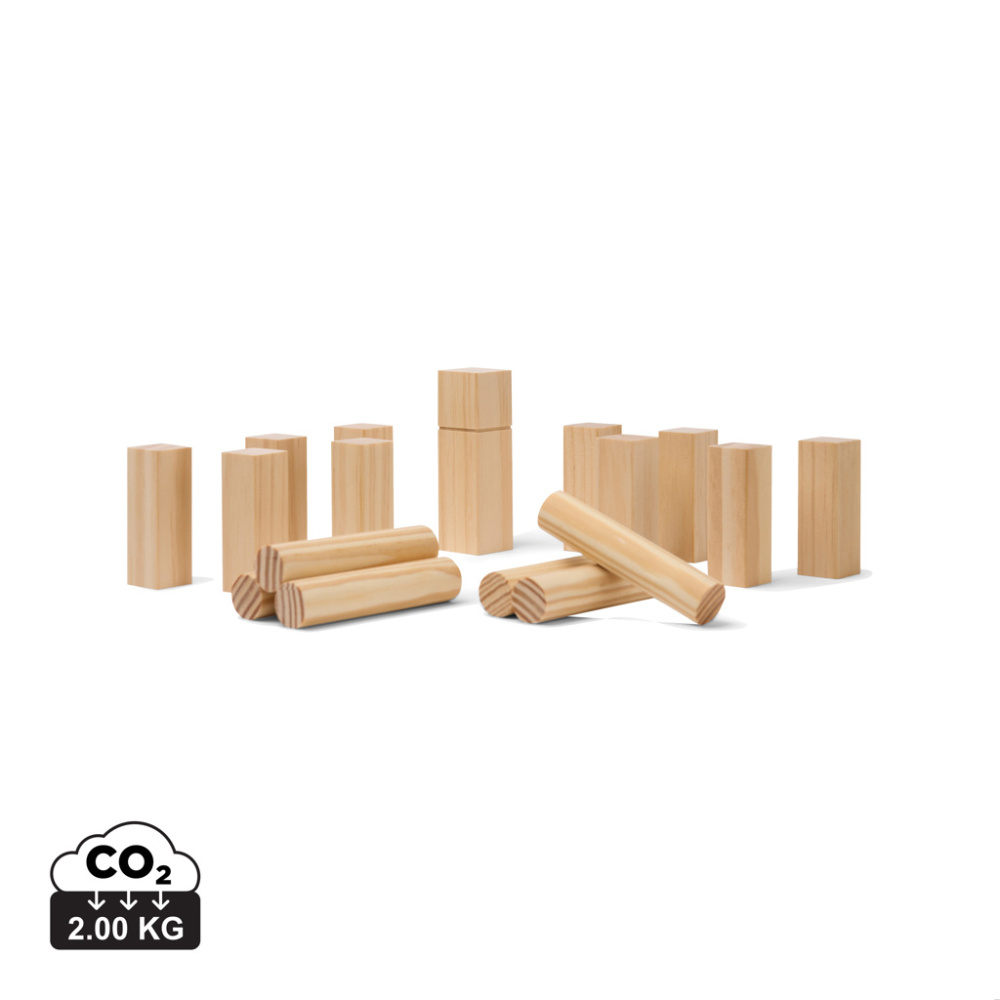 Logo trade promotional products image of: VINGA Kubb mini game