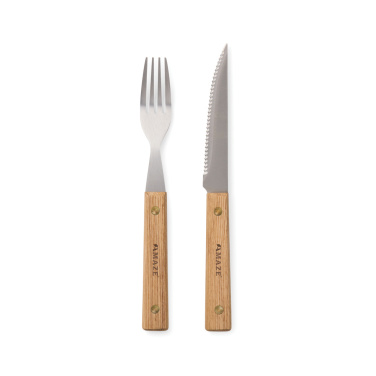 Logo trade corporate gifts image of: VINGA Paso 8 pcs bbq cutlery set