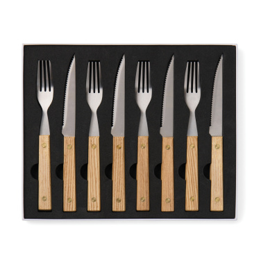 Logotrade promotional product picture of: VINGA Paso 8 pcs bbq cutlery set