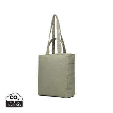 Logotrade corporate gift picture of: VINGA Hilo AWARE™ recycled canvas zip tote