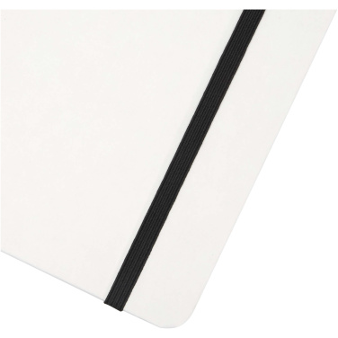 Logotrade advertising products photo of: Holm A5 stone paper hard cover notebook with lined pages