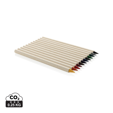 Logo trade business gifts image of: Micki GRS infinity 12pc coloring pencil set