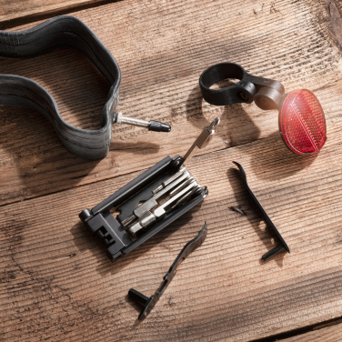 Logo trade corporate gifts picture of: Set of bike tools MERAPI Schwarzwolf