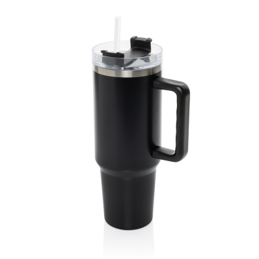 Logo trade promotional giveaway photo of: Stadley RCS recycled steel tumbler 1200ML