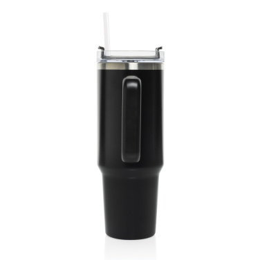 Logo trade corporate gifts image of: Stadley RCS recycled steel tumbler 1200ML