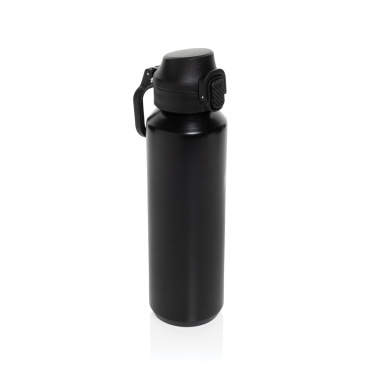 Logotrade promotional gift image of: Via RCS Re-steel lockable sport bottle 600ML