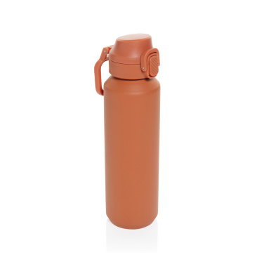 Logotrade promotional product image of: Via RCS Re-steel lockable sport bottle 600ML